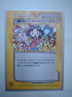 No.1 Trainer Card No.1 Trainer Card