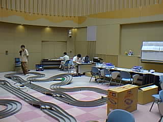 ピット風景,ご苦労様です
